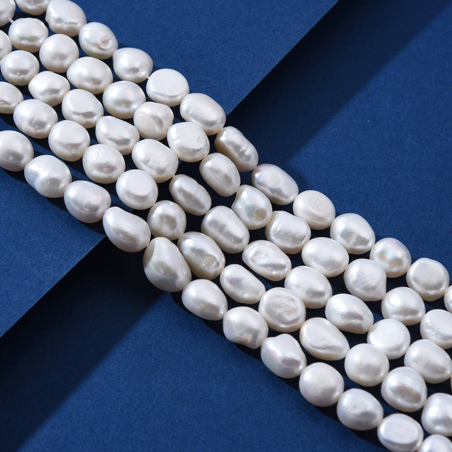 findings4uGem – wholesale Pärlband/Pärlhalsband – Naturliga potatisformade barockpärlor, FWP0206