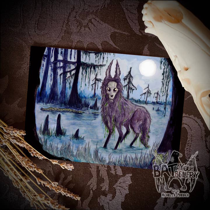 Rougarou-print voor wholesale door Bat In Your Belfry