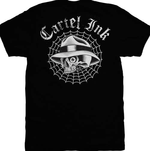 Zwart Ink Slinger Heren Graphic T-Shirt voor groothandel op Faire0