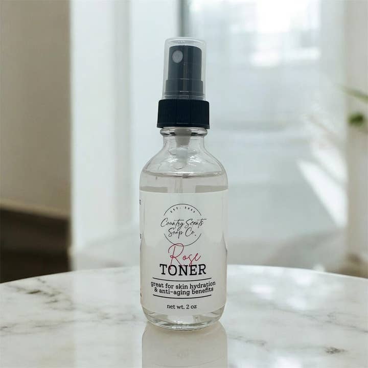 Rose Toner for wholesale by Country Scents Soap Co.