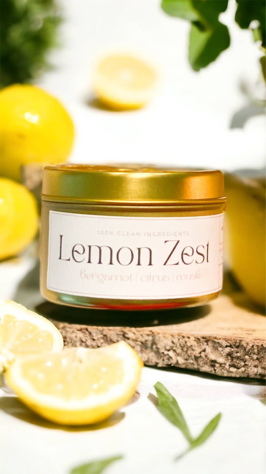 TPYL Studio - Wholesale Travel Candles - Lemon Zest Travel Tin 4oz6