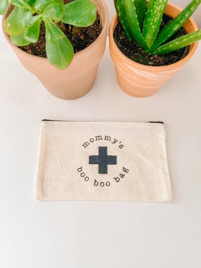 Bolsa Boo Boo, Botiquín de primeros auxilios, Suministros de bolsa de pañales, Bolsa de lona para venta al por mayor de The Little Rooster Co.