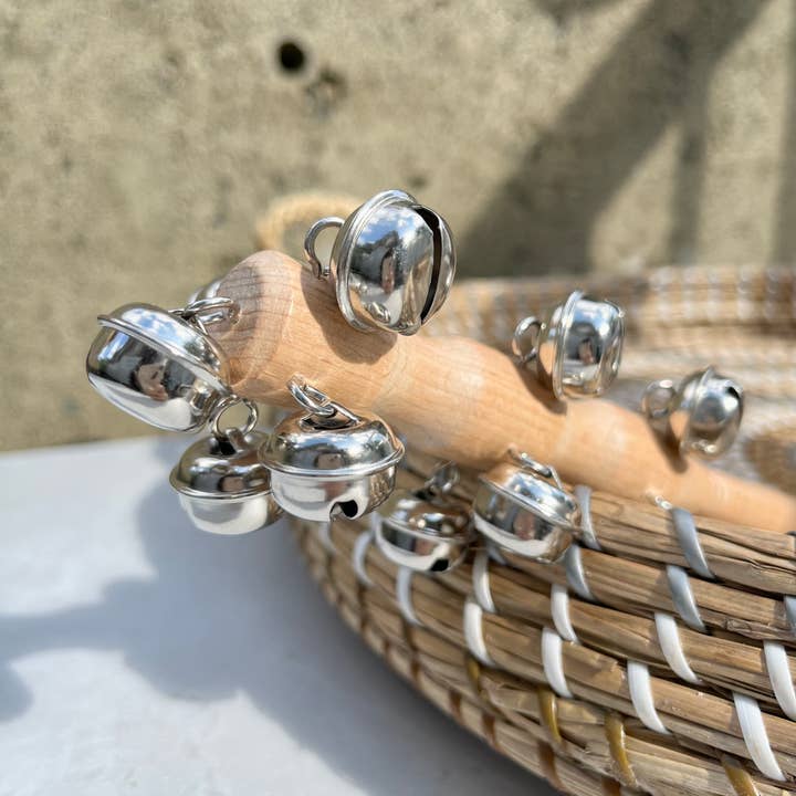 All Wooden Elements - Wholesale Muzikaal speelgoed - Kinderen en baby - Handgemaakte houten barbelshaker - Baby Rattle Musical-speelgoed