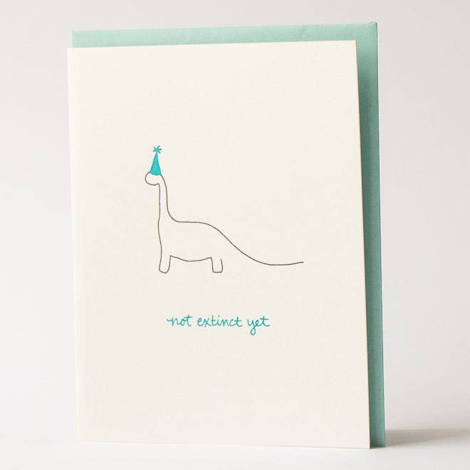 Albertine Press – wholesale Everyday greeting card – Not Extinct Yet Greeting Card2