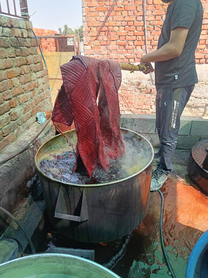 The Fox and The Mermaid - Wholesale Dress – Women's - Shibori Hand-Dyed Maxi Dress (Udvita)18