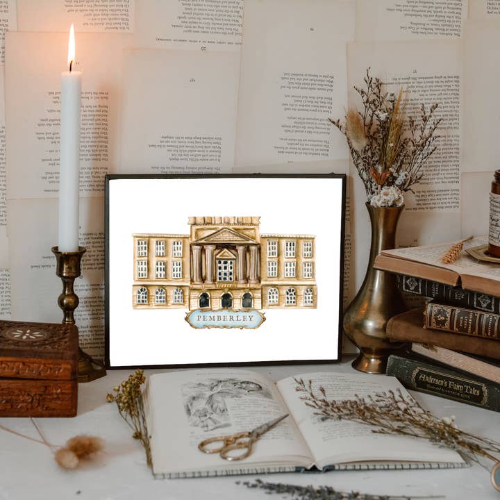 Fox and Wild - Wholesale Art Print - Pemberley Print. Pride and Prejudice