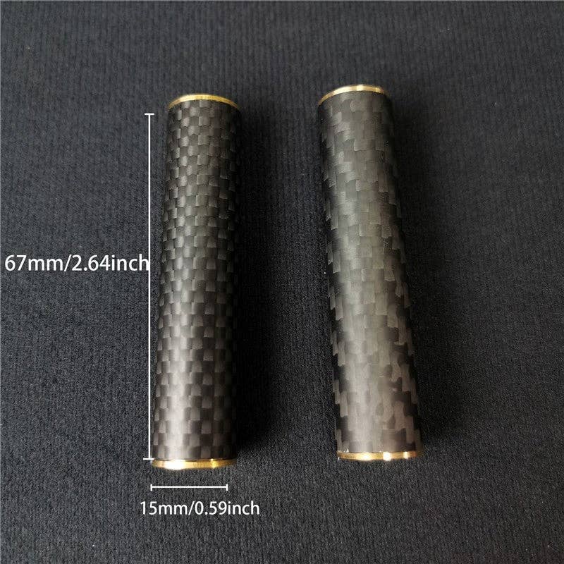 BLACK EDC Fidget Toys Stress Relief For Adults Magnetic Metal Carbon Fiber Three-Section Stick Rotating Creative Gift for wholesale on Faire5