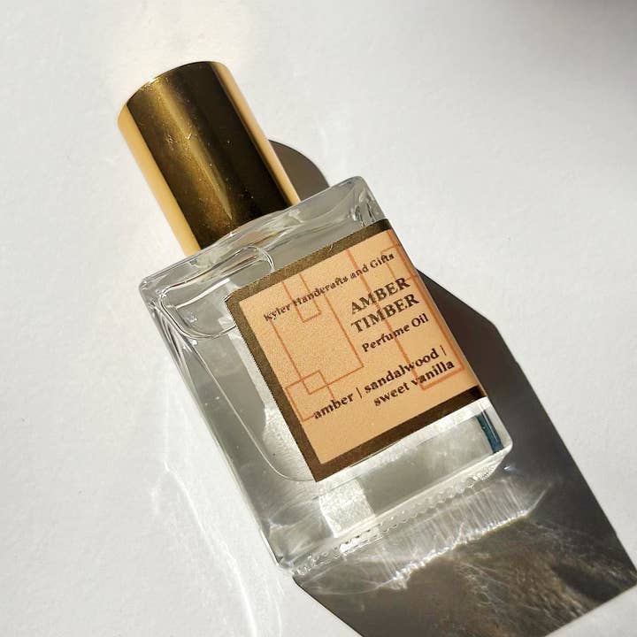 Amber Timber - Roll-On Perfume Oil for wholesale by Kyler Handcrafts and Gifts