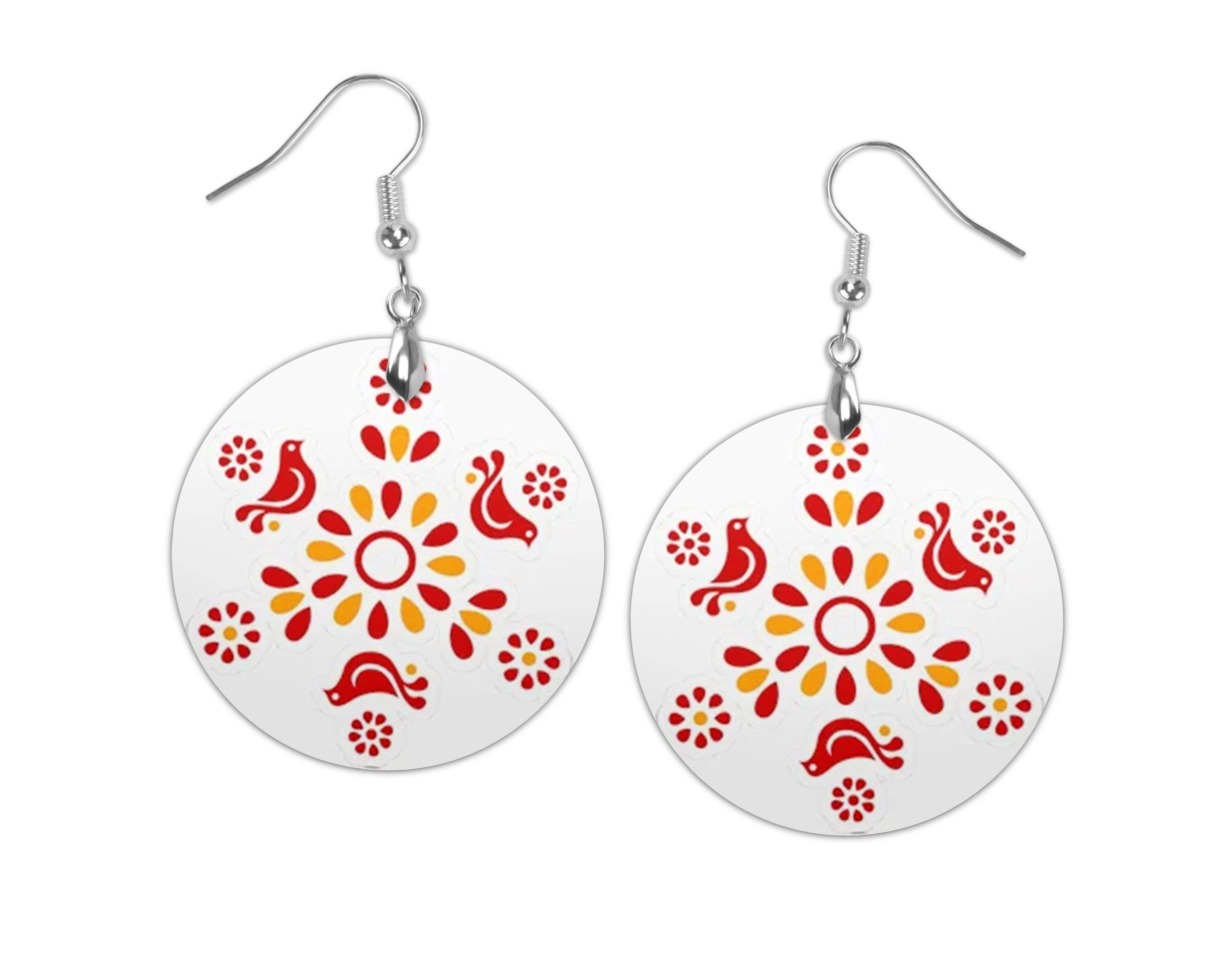 Miss Crabtree - Vendita all'ingrosso Orecchini pendenti - Orecchini ispirati a Pyrex dell'amicizia0