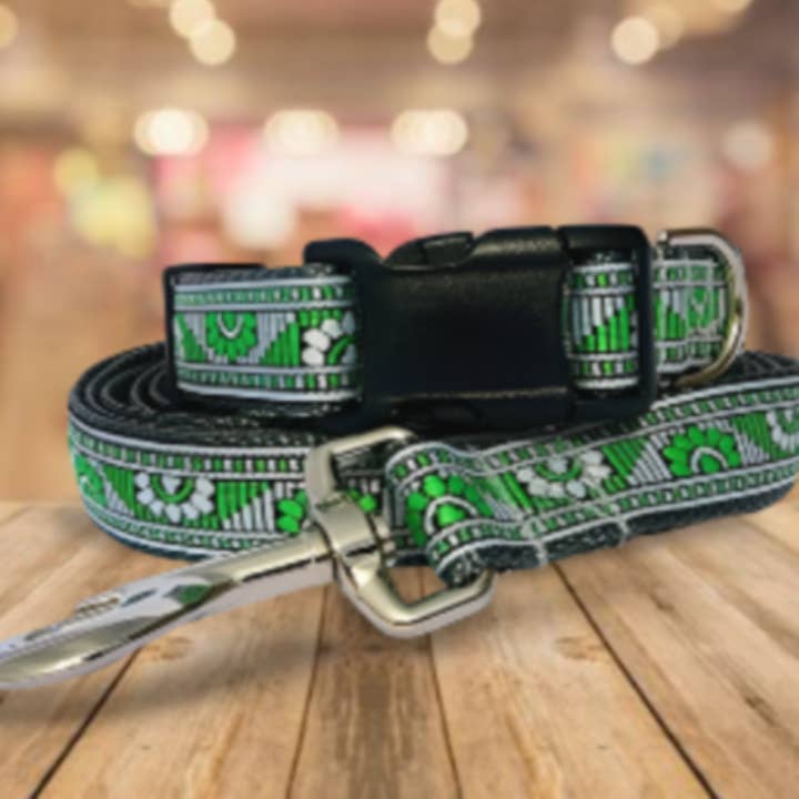 Collier, laisse ou martingale pour chien gris 1" Southwest pour la vente par Rocky Mountain Hound
