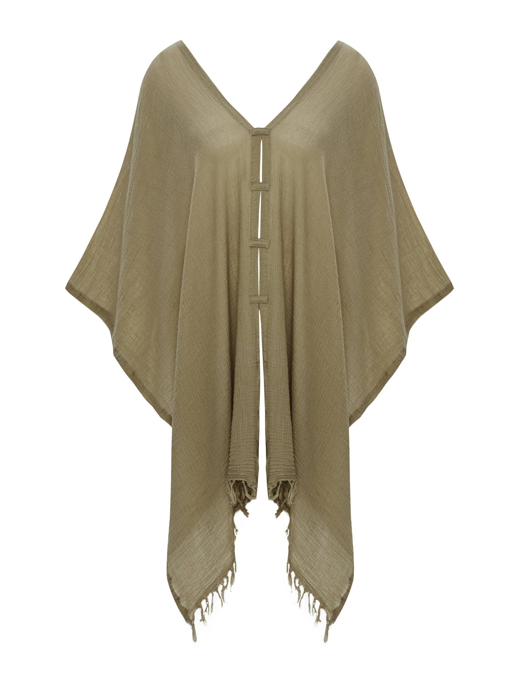 Ava Kimono - Khaki Green for wholesale on Faire5