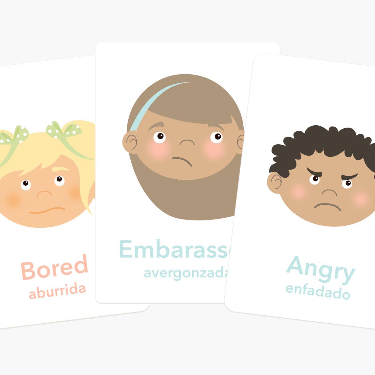 GoodnightFox - Wholesale Learning Cards - Kids & Baby - Emotions Flashcards0