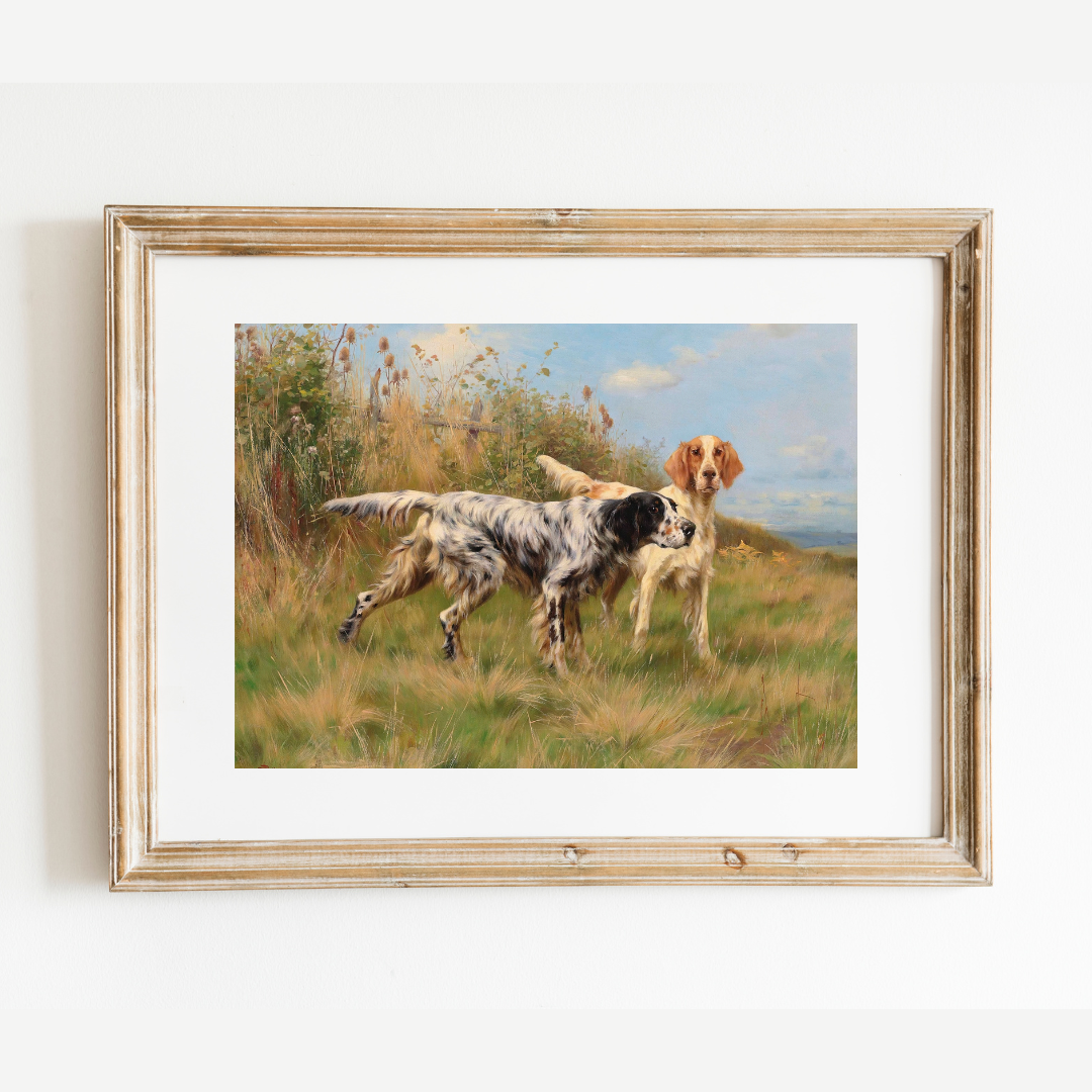 Sea to Skye - Wholesale Art Print - English Setters Antique Print3