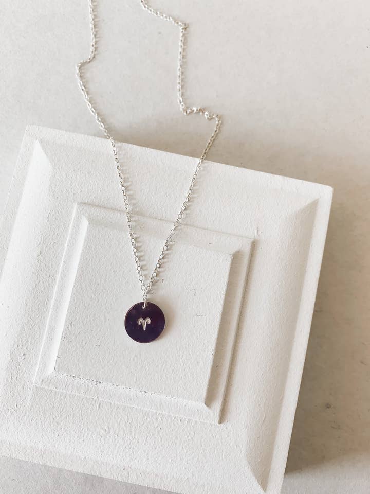 Stor stjernetegn mønt halskæde for engroshandel hos Simply Jules Jewelry