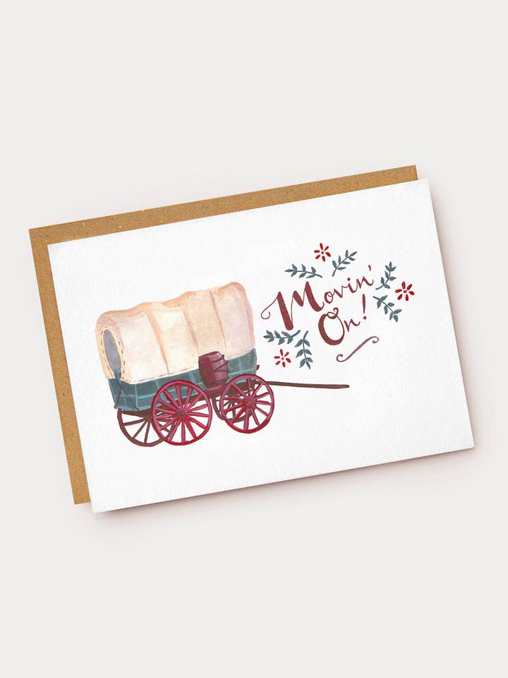 Movin On 'Cowboy Wagon Carta de Deixando por atacado de Jade Fisher