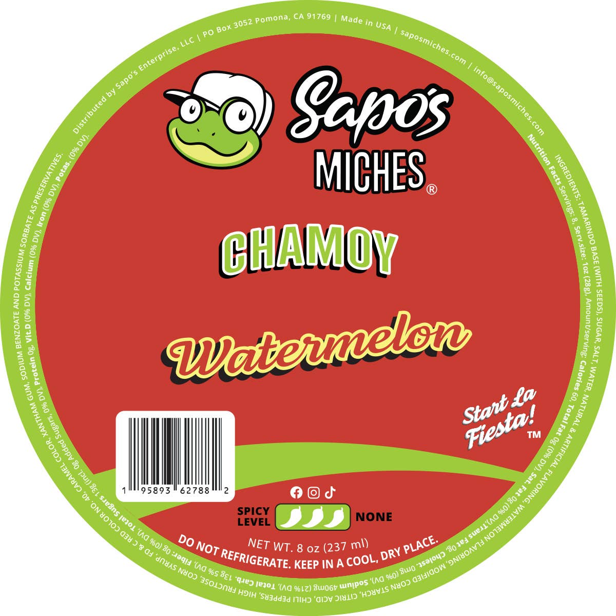 Sapo's Miches - Wholesale Sauce - Watermelon Chamoy0