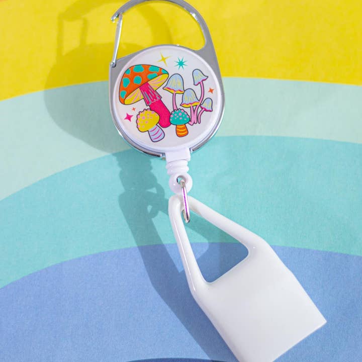 Canna Style - Wholesale Lighter - COLORFUL MUSHROOM LIGHTER LEASH