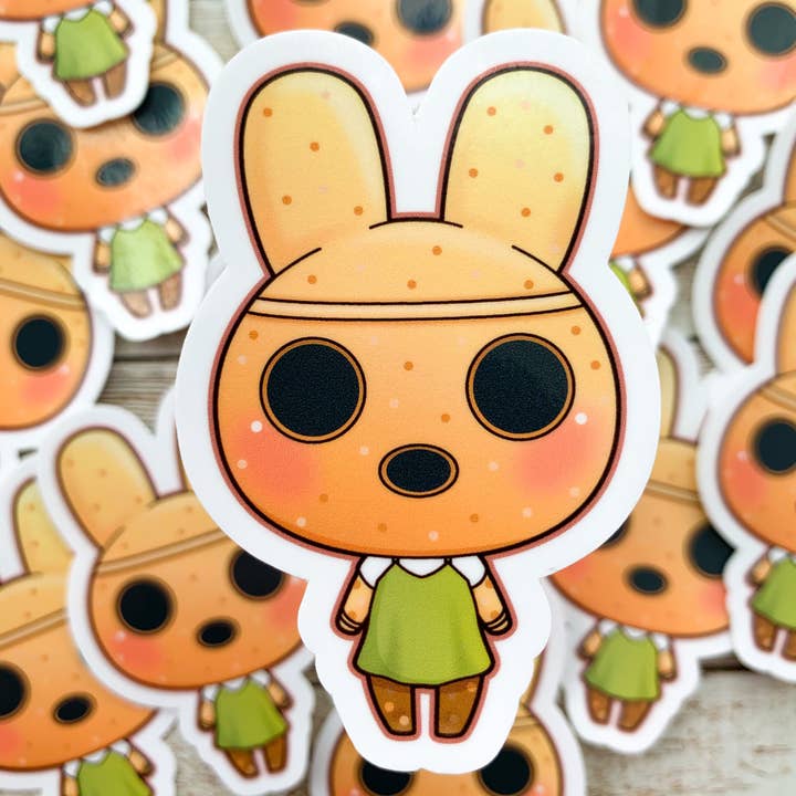 Autocollant en vinyle Coco Animal Crossing, New Horizons, ACNH, imperméable pour la vente par Trash Goblin