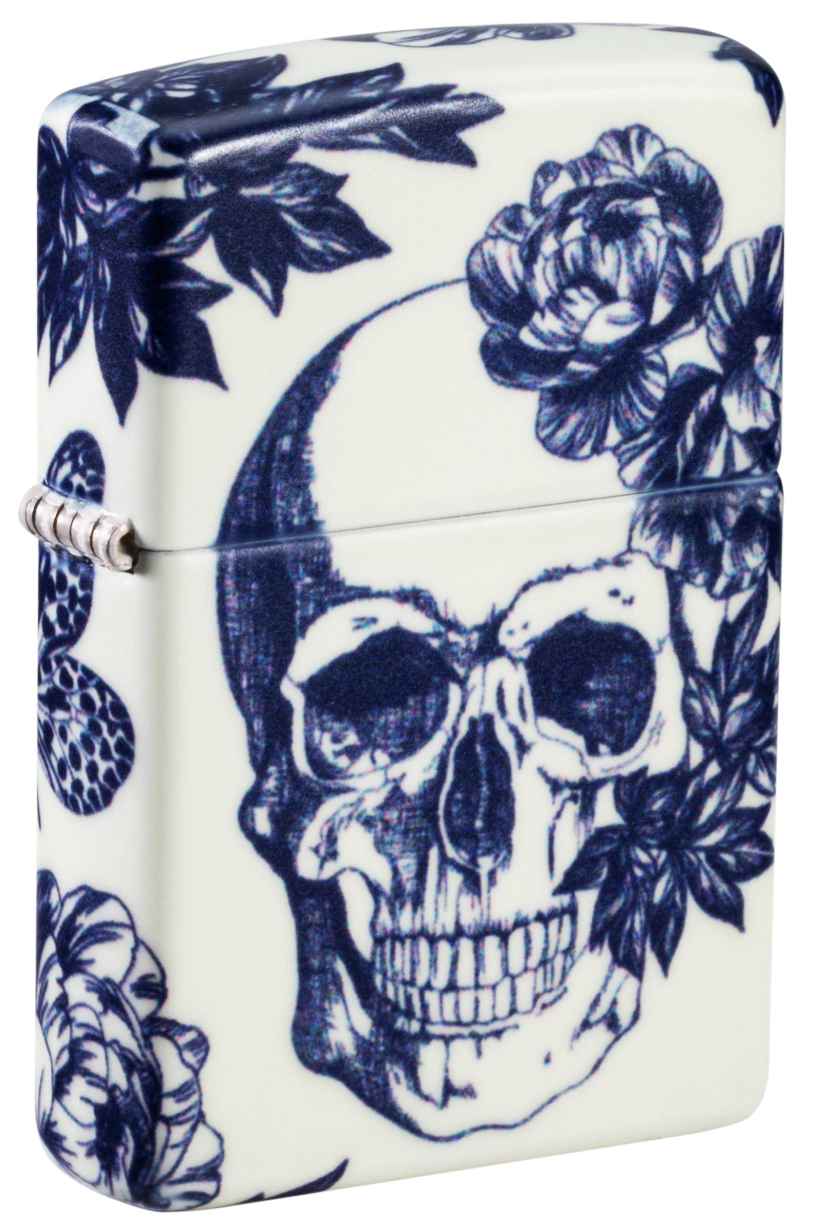 Zippo UK – wholesale Lighter – Zippo - 49193 Floral Skull Design Genuine Lighter0