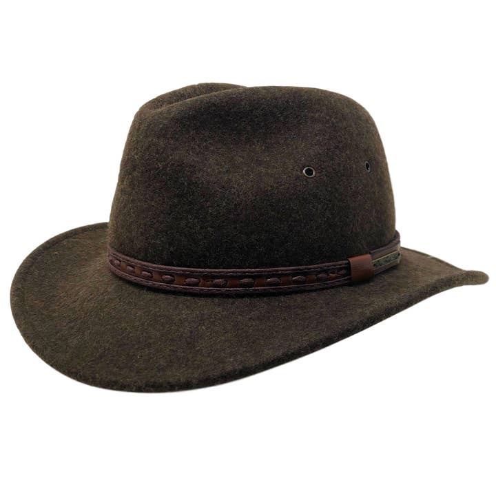 One Fresh Hat - Wholesale Fedora - Unisex - Safari Wool Crushable Hat