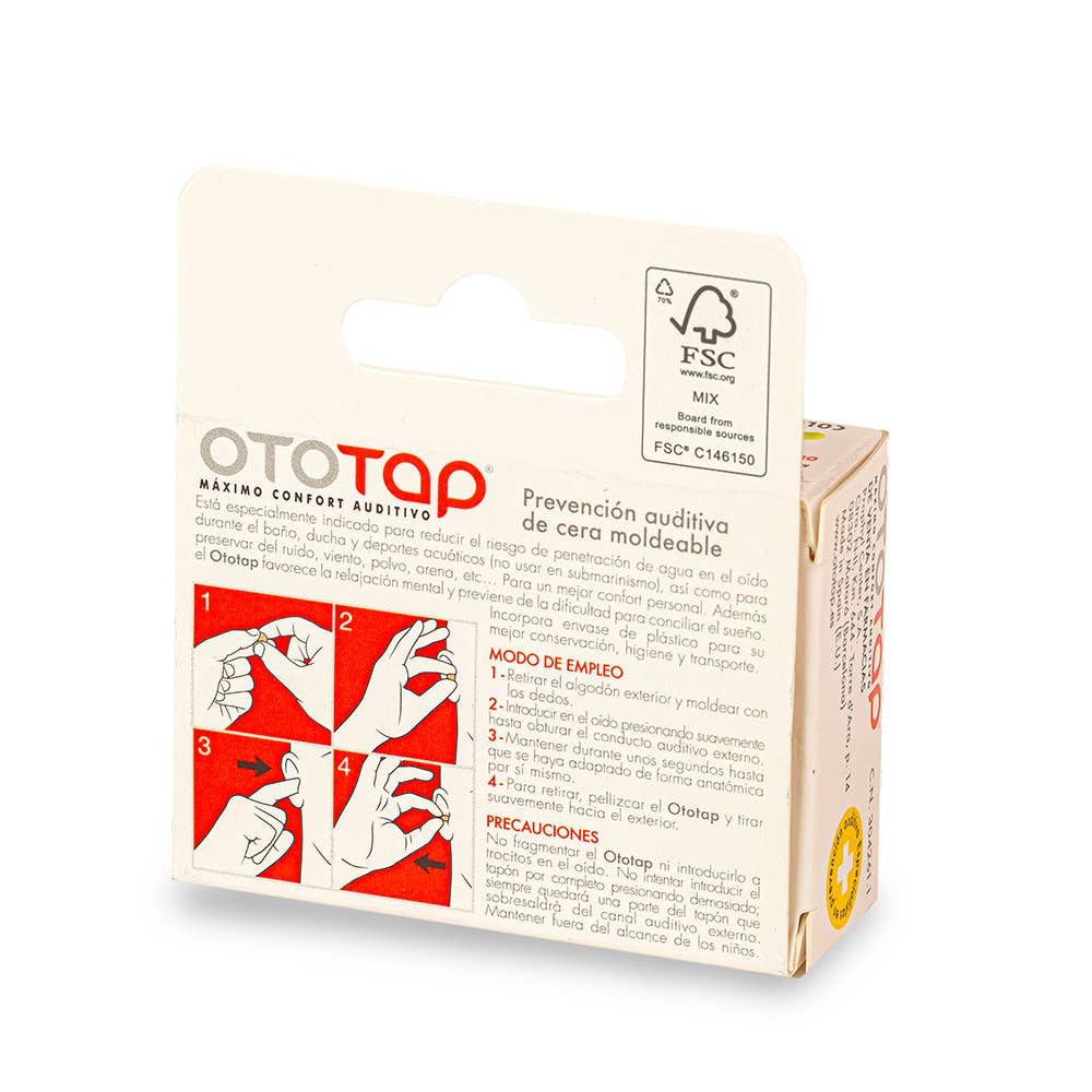 PROPHYL CENTER SA - Vente Lunettes de natation – enfant et bébé - Bouchons d'oreilles en cire Ototap - Protection eau et bruit, 100 % recyclables2