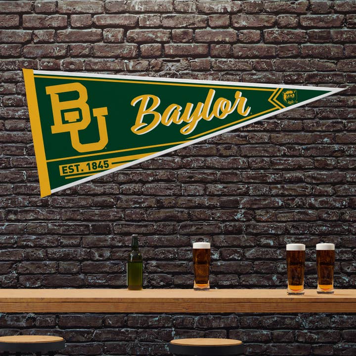 Rico Industries - Wholesale Flag - NCAA Baylor Bears Classic Soft Felt 12X30 Pennant1