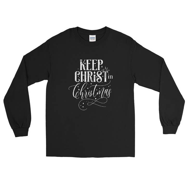 Keep Christ in Christmas - Camiseta navideña para venta al por mayor de Urban Verbiage
