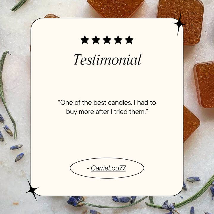 Virgo Moon - Wholesale Lozenges/Cough Drops - Lavender Honey Lozenges (Bulk)6