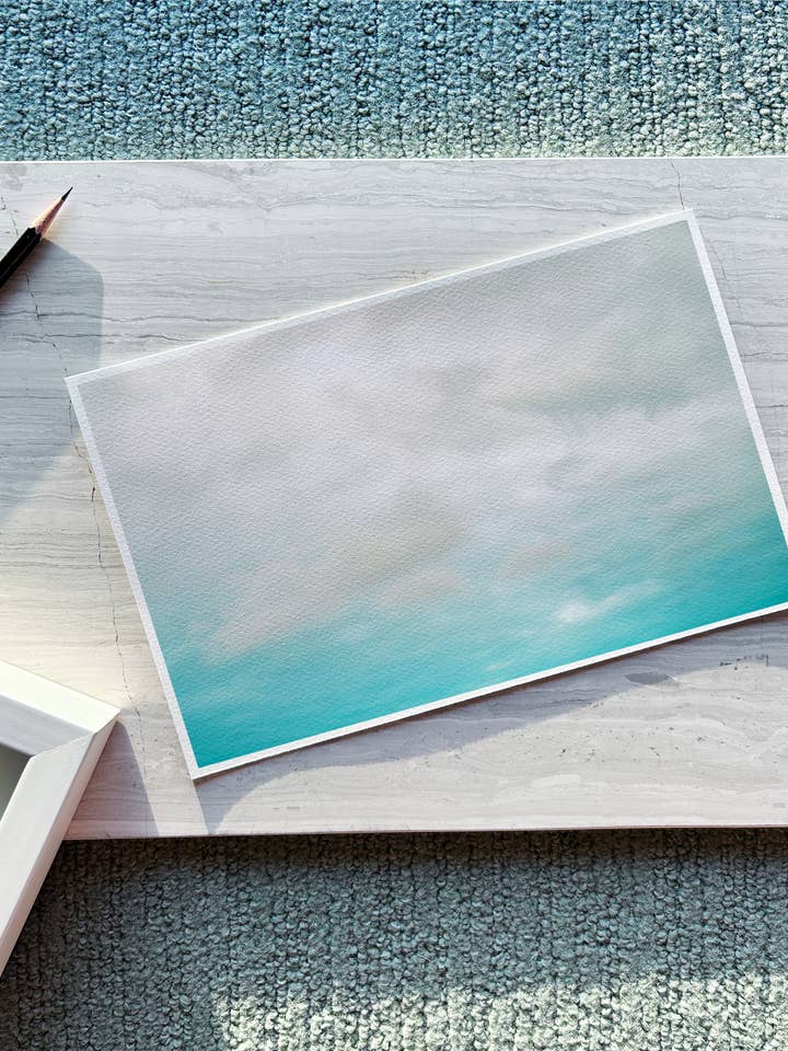 'Tumultuous Calm' soft and dreamy fine art (print only) for wholesale by art+drift