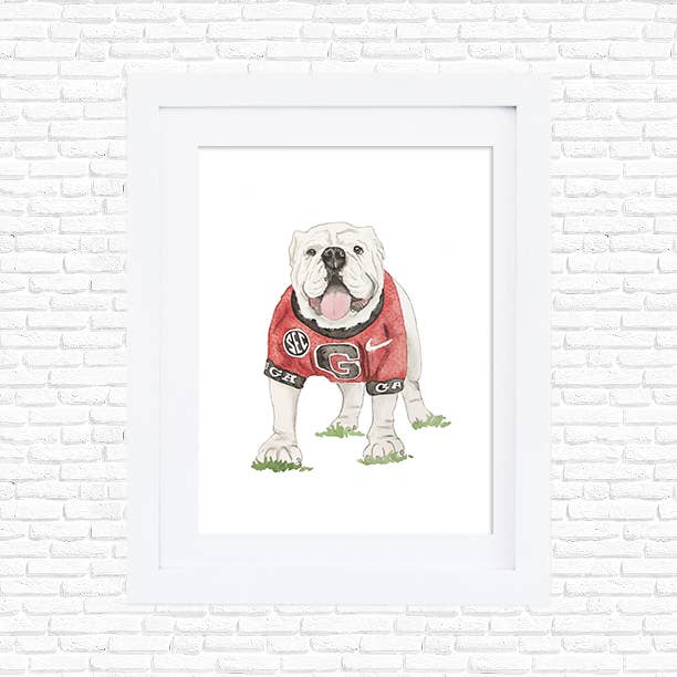 Studio Miller - Wholesale Art print - UGA Bulldog Art Print