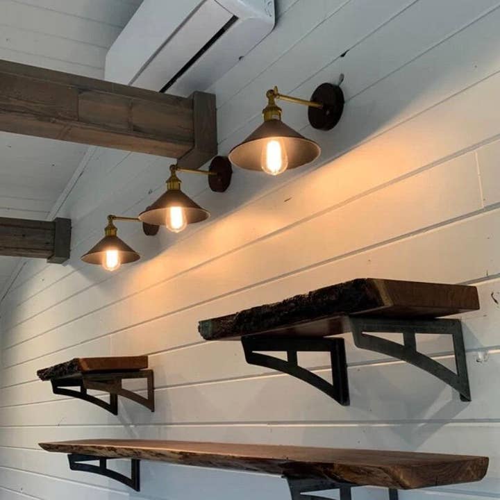 Steel Floating Shelf Brackets for wholesale by Alpine Iron Co