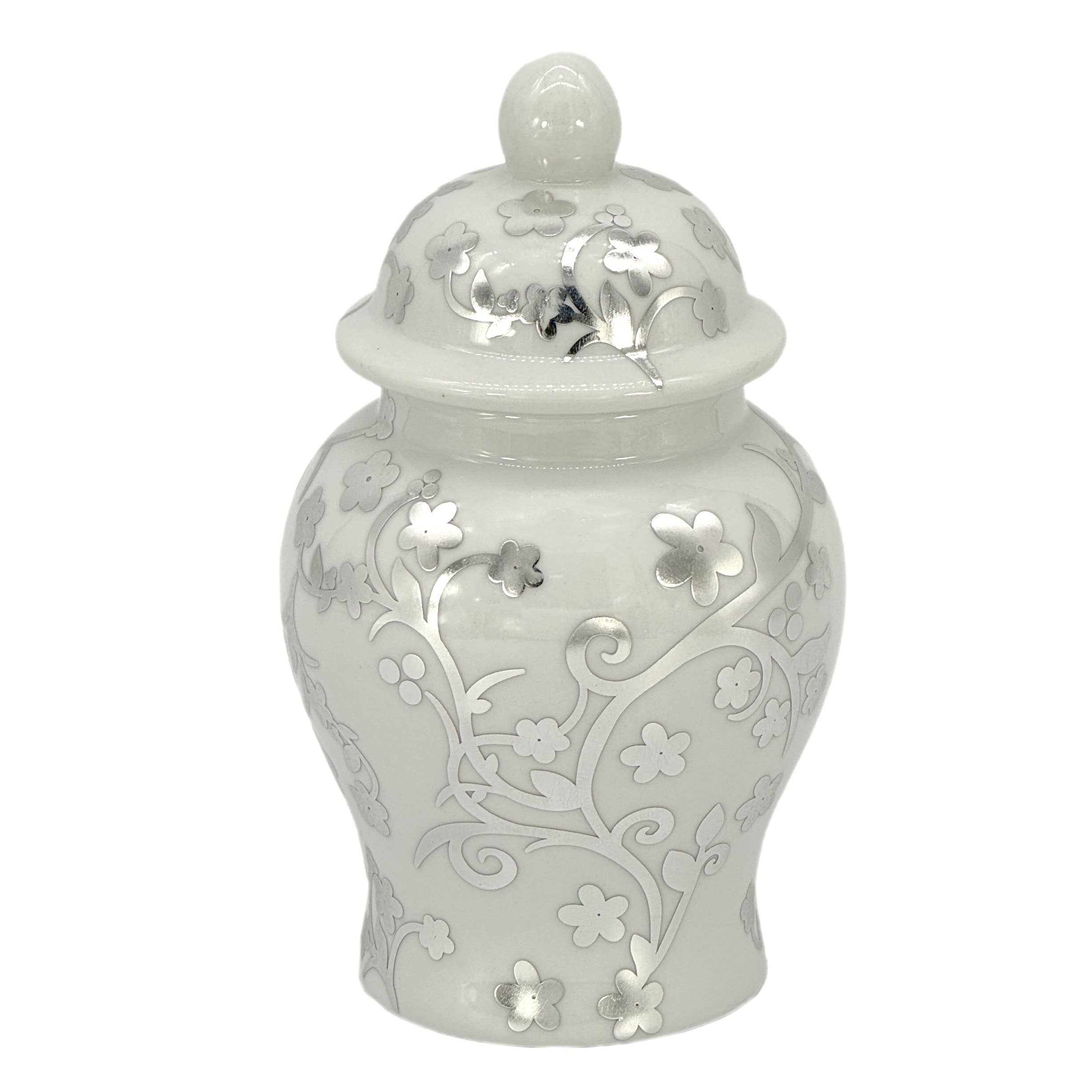 Galt International Company – wholesale Decorative jar – Small Chinoiserie Ceramic Decorative Tea & Ginger Jar 8"31