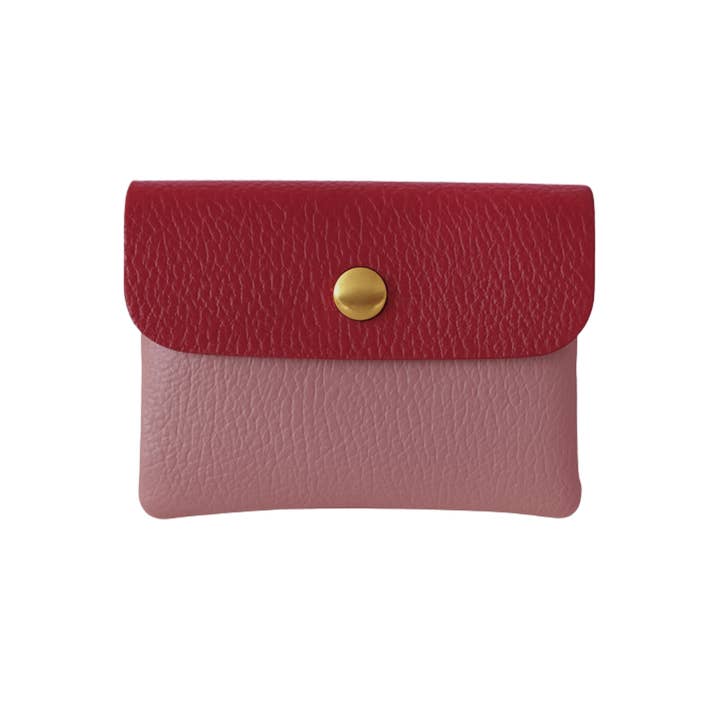 vanMauZ - Wholesale Coin Purse - Women's - Wallet Jule | Burgundy - Old Pink3
