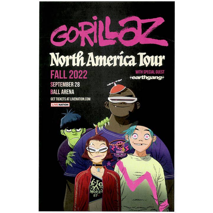 PosterSource - Wholesale Poster - Gorillaz Denver 2022