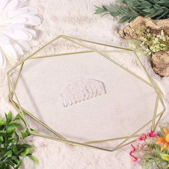Natures Artifacts Inc - Wholesale Hair Brush/Comb - Energy Comb Small - Clear Quartz | Crystal Combs4
