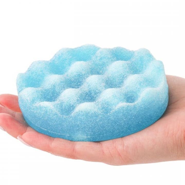Mermaid Shimmering Soap Sponge for wholesale by The Soap Story