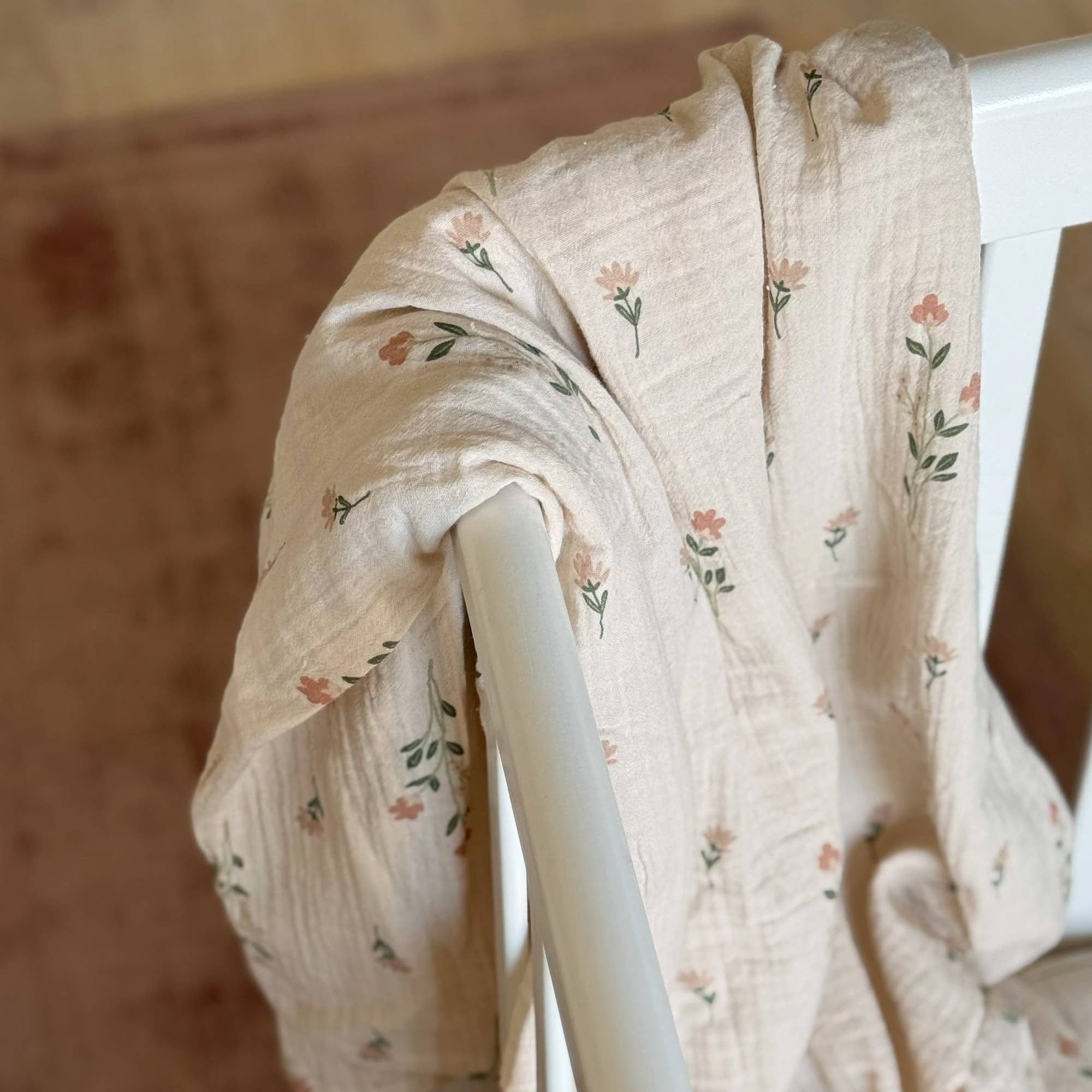 Summerville organic - Wholesale Bedding Blanket - Kids & Baby - Baby Crinkle Blanket Nostalgia Organic Cotton3