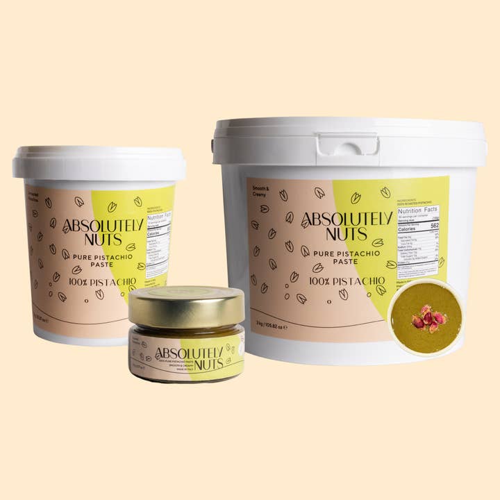 Pistachio Paste 100% Roasted Green Pistachios for wholesale by Absolutely Nuts