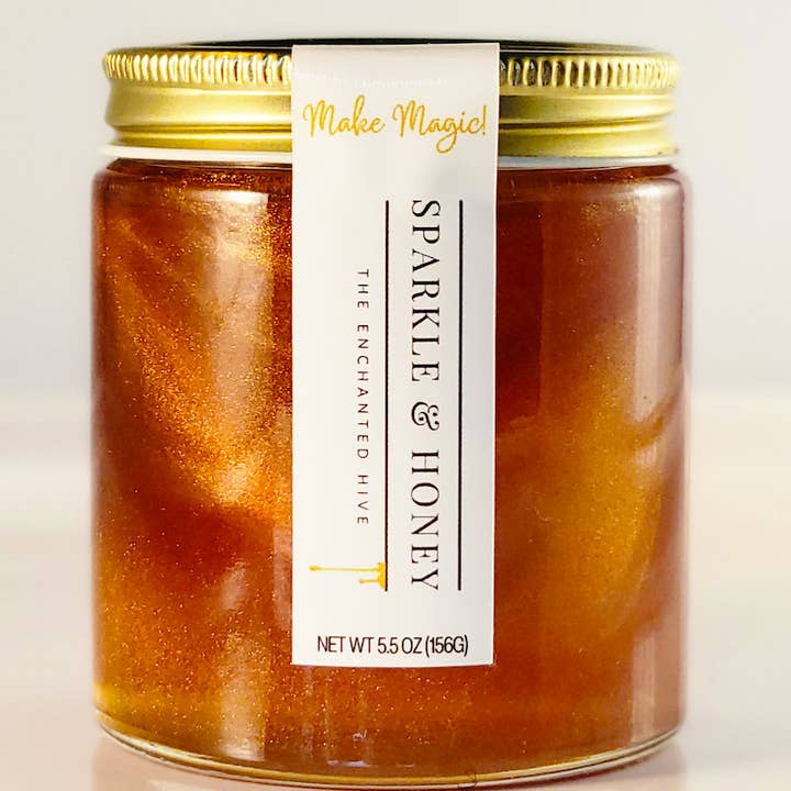 The Enchanted Hive - Wholesale Honey - Sparkle & Honey Original Gold 5.5oz0