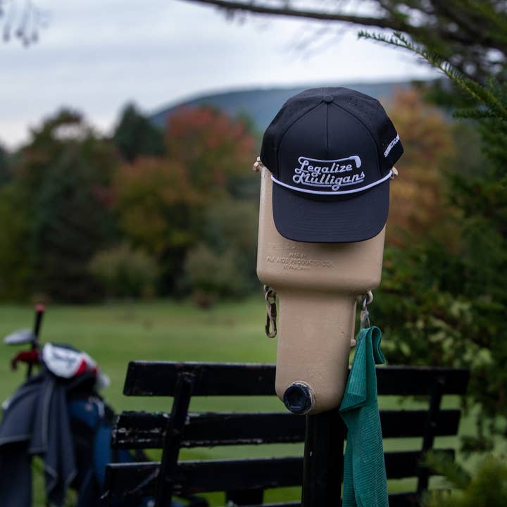 Shank It Golf - Wholesale Trucker Hat - Unisex - Legalize Mulligans Black Rope Hat