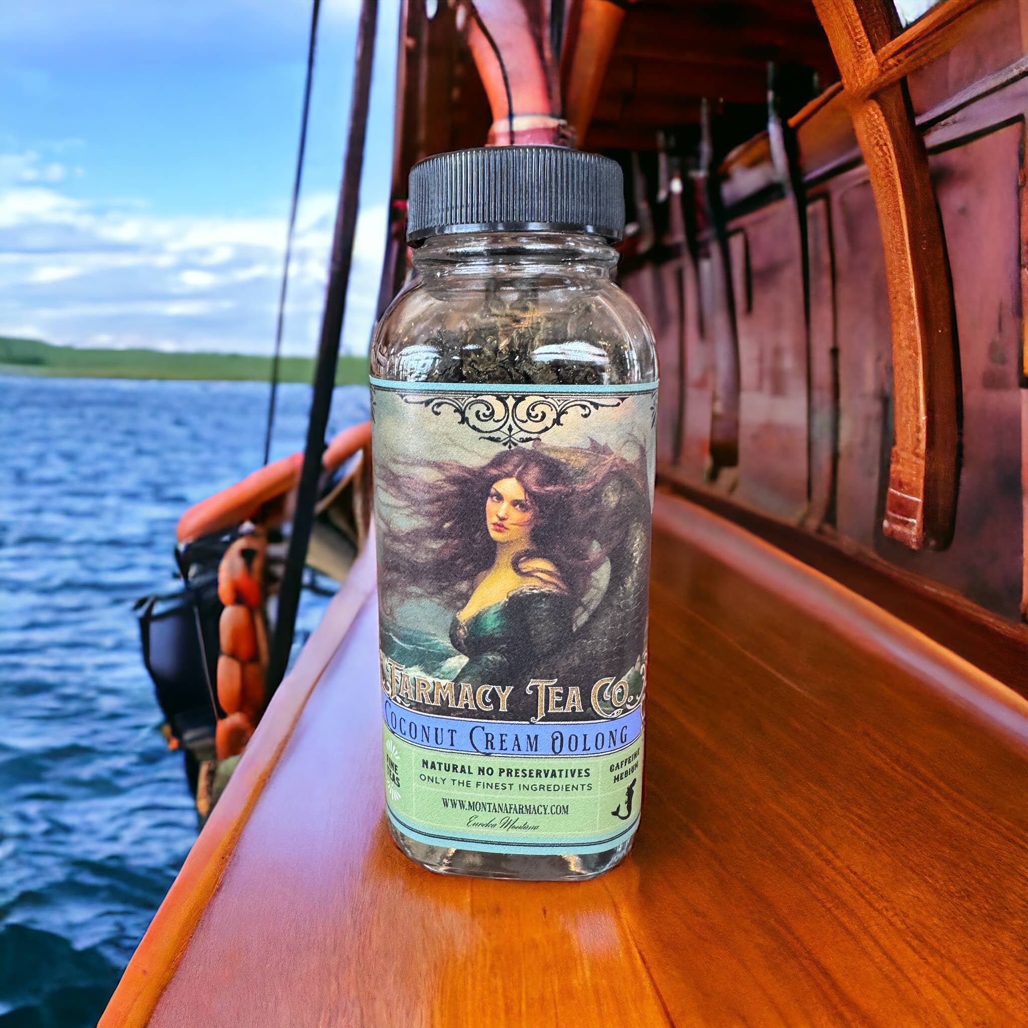 Montana Farmacy - Wholesale Loose Tea - Coconut Cream Oolong Majestic Mermaid Vintage Tea blend12