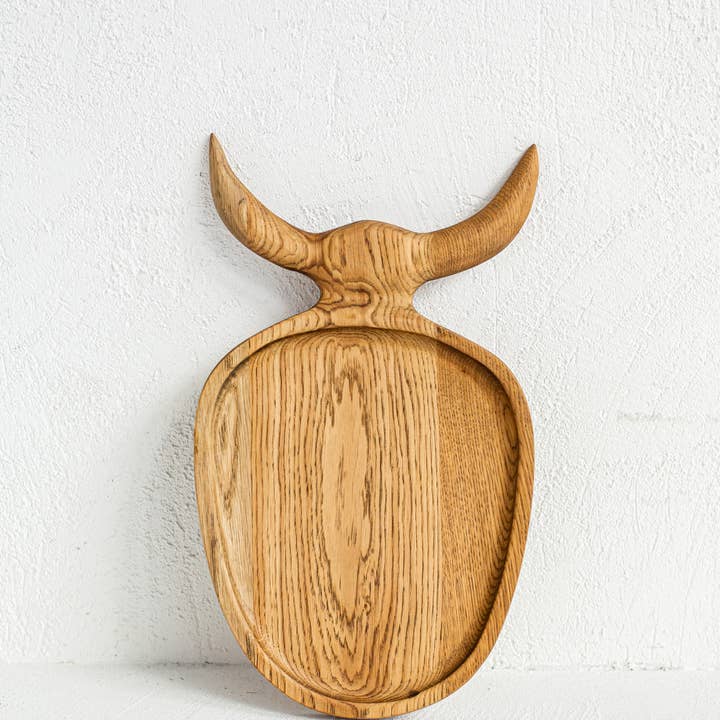 Tagliere/asse da portata in quercia con manici "Viking" per la vendita all'ingrosso da parte di Farnoe