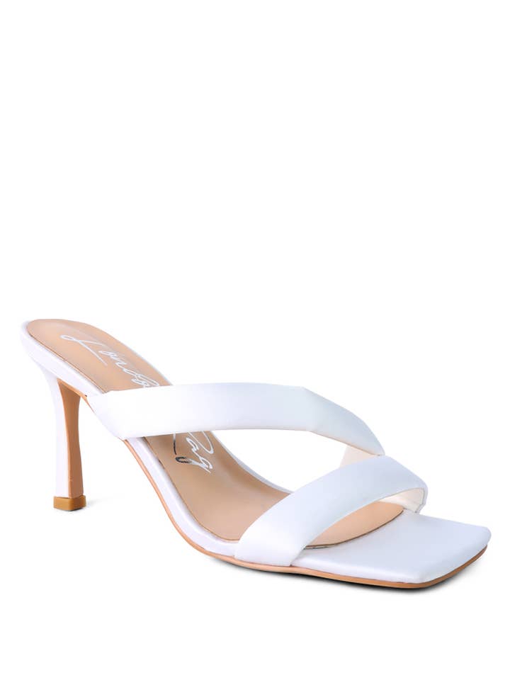 SPICE UP CROSS STRAP HEELS for wholesale by Rag Company