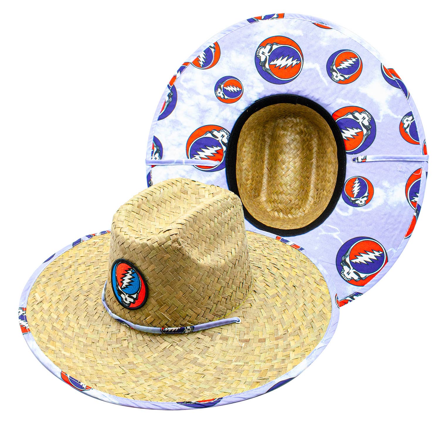 Peter Grimm - Wholesale Straw Hat - Unisex - Kenny Steal Your Face Straw Lifeguard Hat0