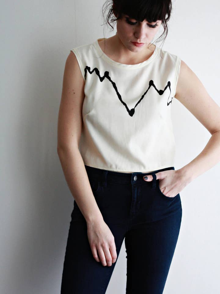 Camiseta de tirantes Fissure para venta al por mayor de PEOPLE LIKE ART