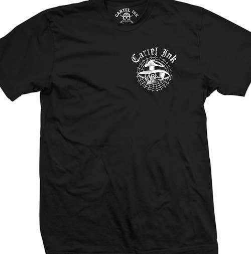 Zwart Ink Slinger Heren Graphic T-Shirt voor groothandel op Faire1