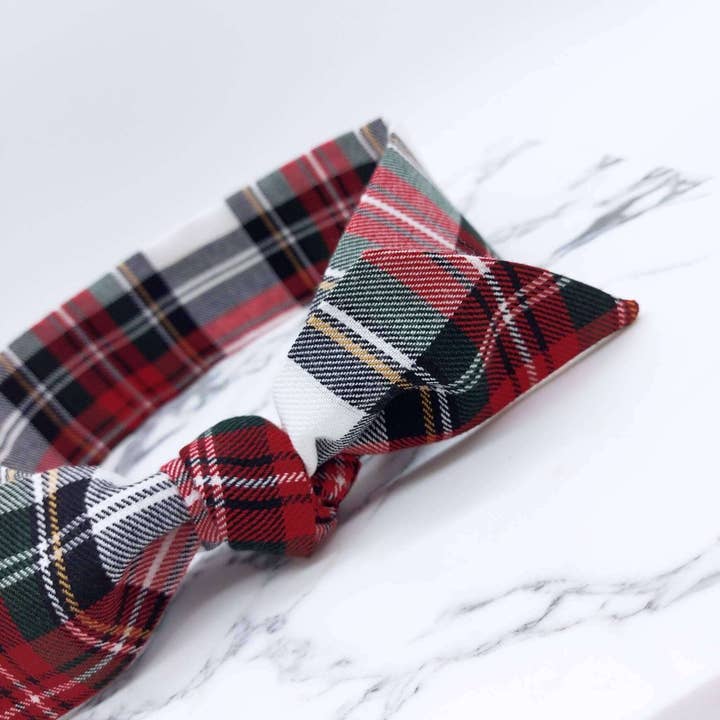 Bonnie Tartan Headscarf for wholesale by Dandy Lane