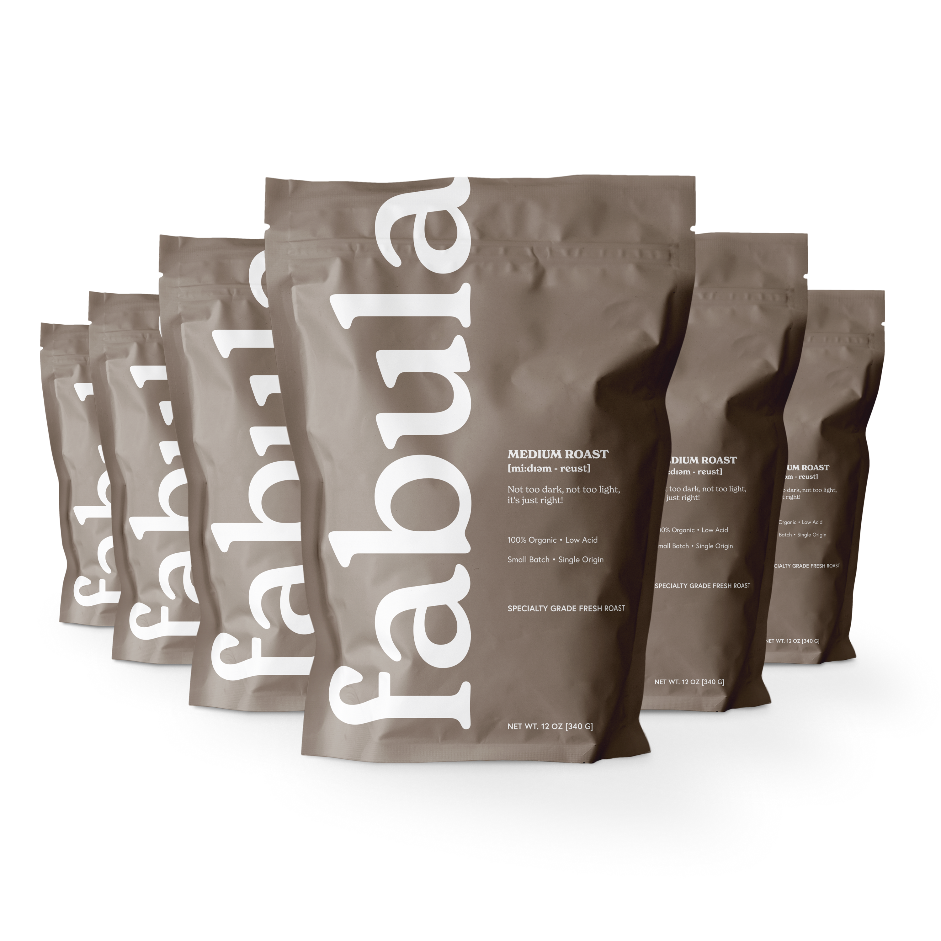 Fabula Coffee - Wholesale Coffee Beans - Medium Roast, 12 oz., 12 Bags0