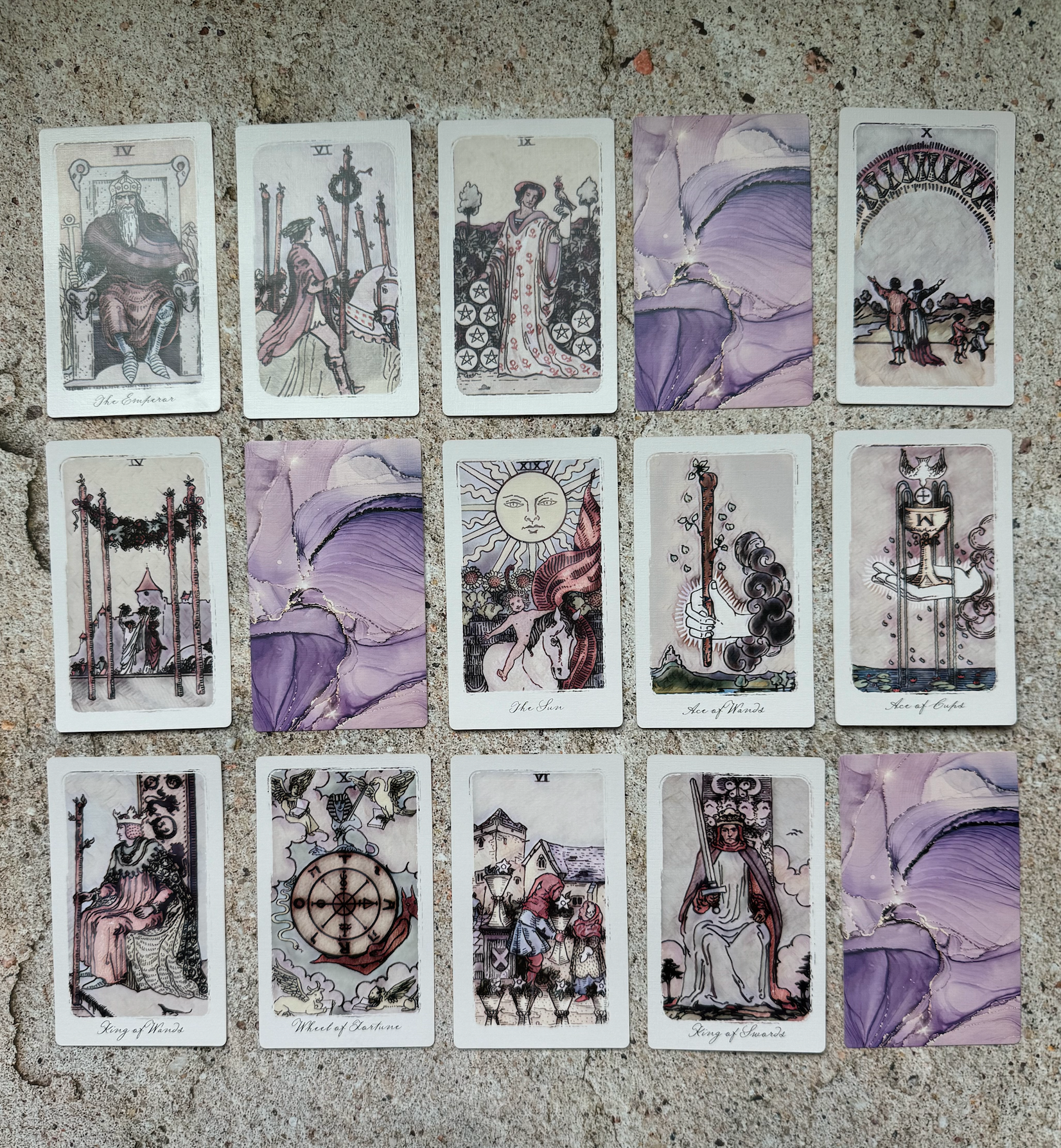 NOLA JAMES - Wholesale Tarot Cards - Amethyst Tarot Cards- Based on Rider Waite Tarot  4