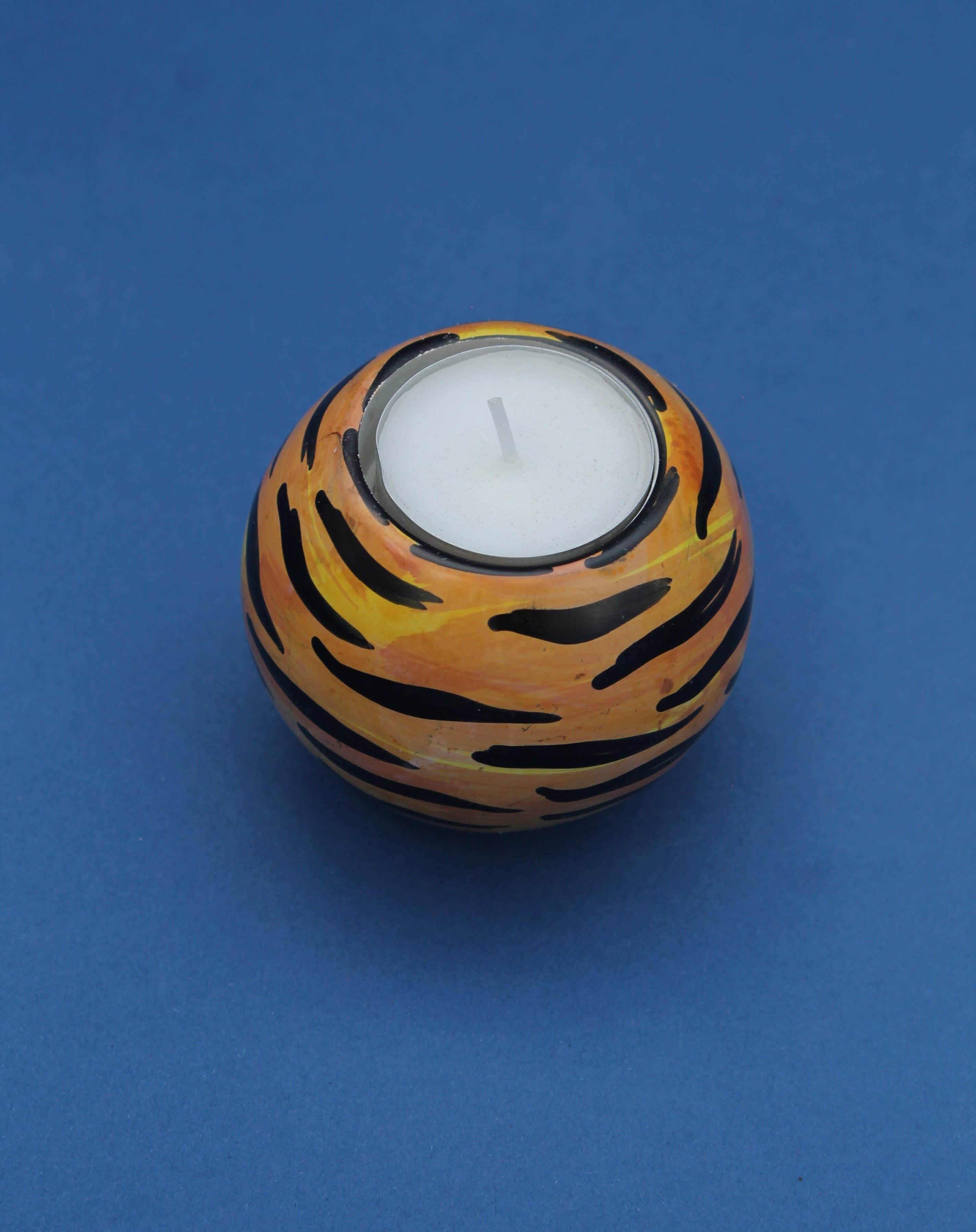 polanski speckstein - Wholesale Tea Light Candles - Tiger design tea light - soapstone